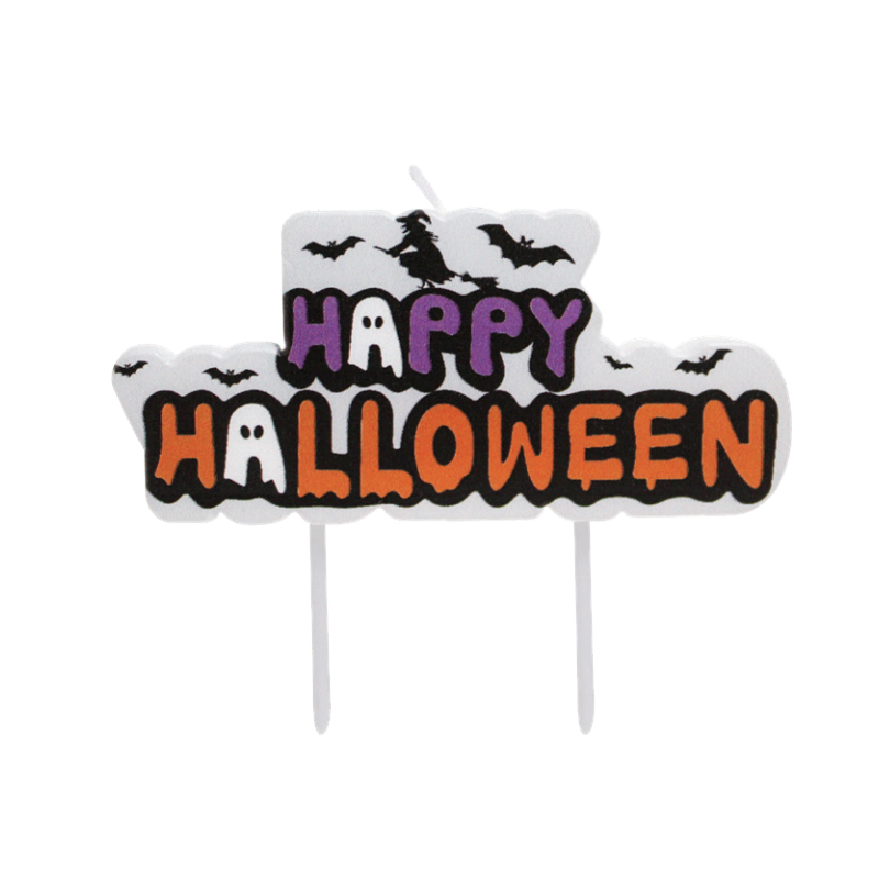 Lilin surat Selamat Halloween